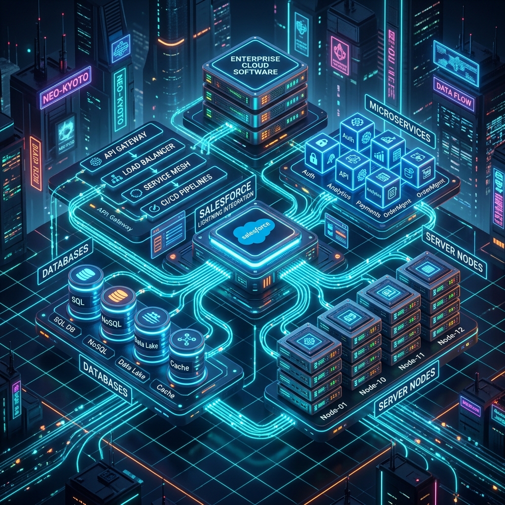 Enterprise Cloud & Salesforce Architecture Mesh