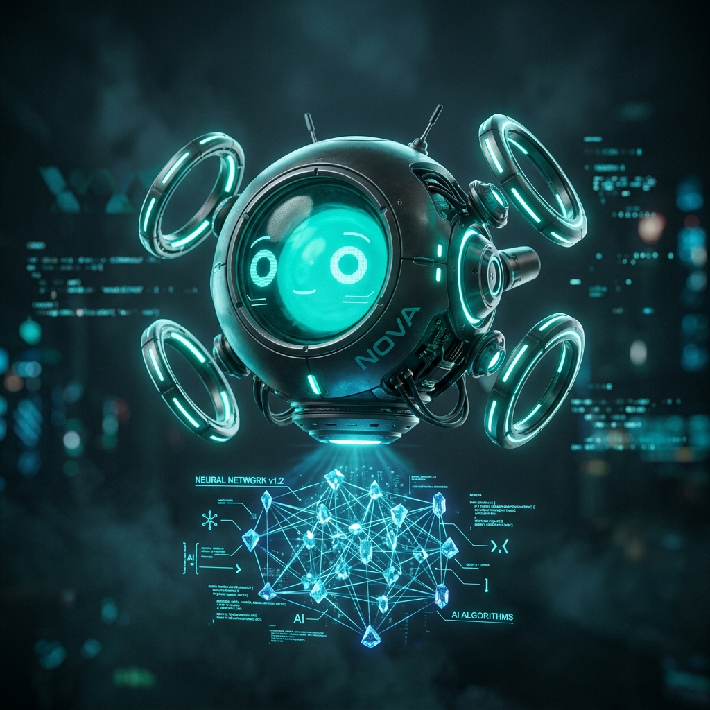 AspiGrow Research AI Mascot Nova